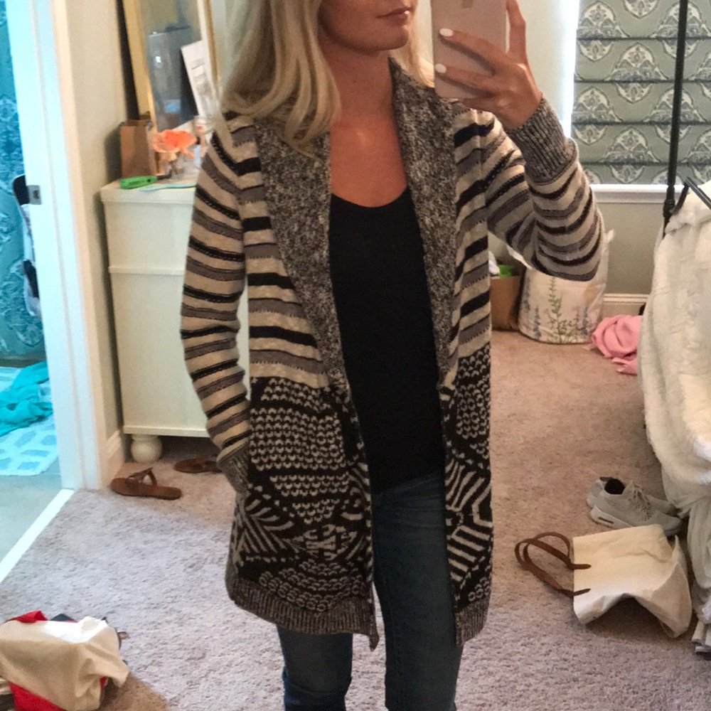 Urban Outfitters Patterned Long Sweater